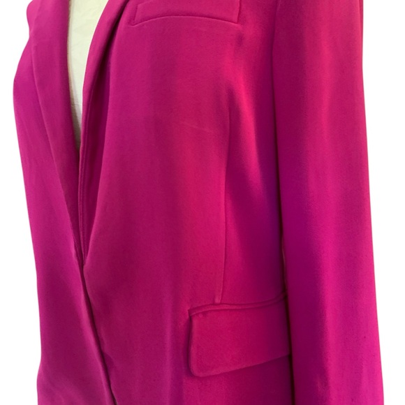Diane von Furstenberg dark magenta blazer - Picture 8 of 9